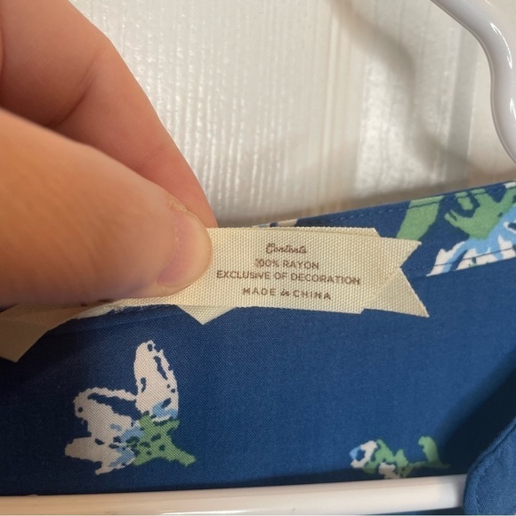 Matilda Jane Day Trippin Blue Floral Tunic Peasant Boho Mini Dress Size M - Picture 11 of 12